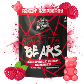 Beta Bears | Ragin' Raspberry Flavored Pump Gummy | 100 Gummies, 20 Servings