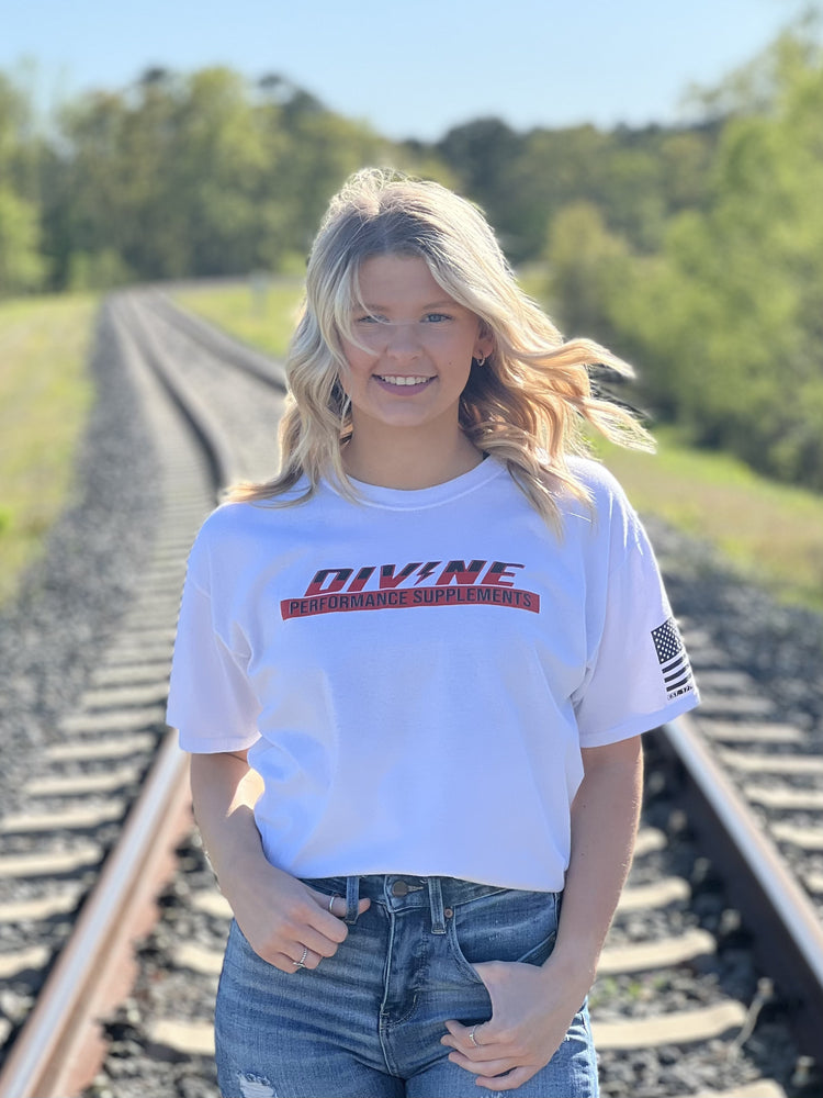 Patriotic Pump Print T-Shirt | Divine Performance Supplements