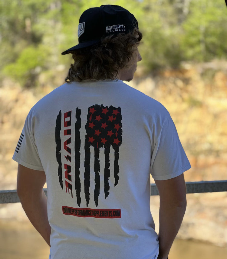 Patriotic Pump Print T-Shirt | Divine Performance Supplements